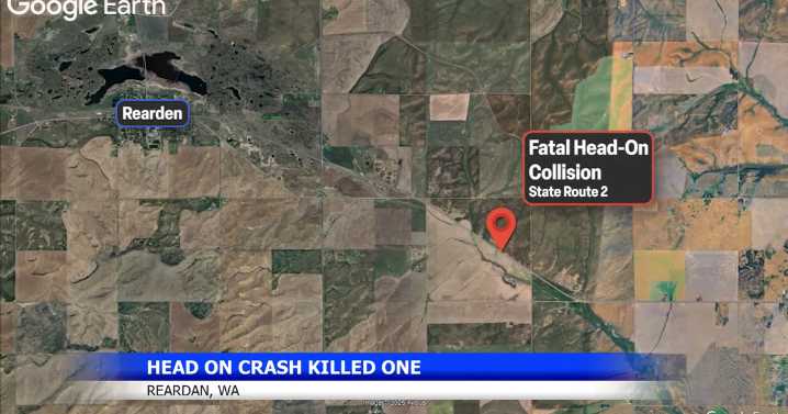 Deadly crash on State Route 2 east of Reardon