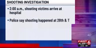 Shooting investigation at 28th and T Streets