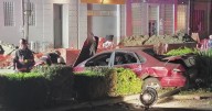 Police chase ends with crash near collapsed trench in Charleroi