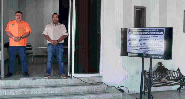 Recauda Apodaca víveres para damnificados en Veracruz