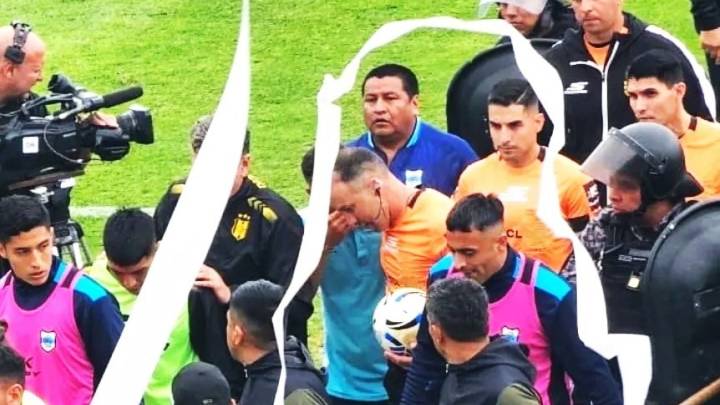 Javier Viglietti fue asistente en el partido suspendido por amenazas de muerte al árbitro