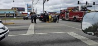 Car flips at Battlefield and National, closes lanes, one injured