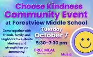 Upcoming Forestview event promotes choosing kindness