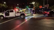 Driver arrested after hitting police patrol vehicle during illegal street takeover near Moda Center