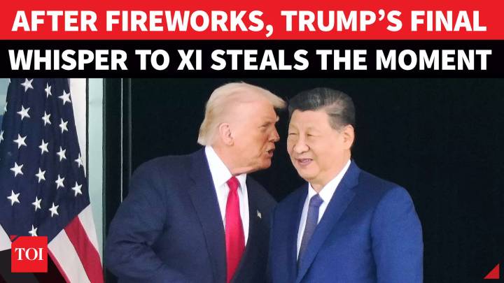 Trump Whispers This To Xi Jinping After High Drama At Bilateral; Busan Breakthrough Or Bluff?