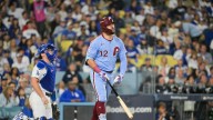 Phillies’ big three come alive to stave off elimination against Dodgers