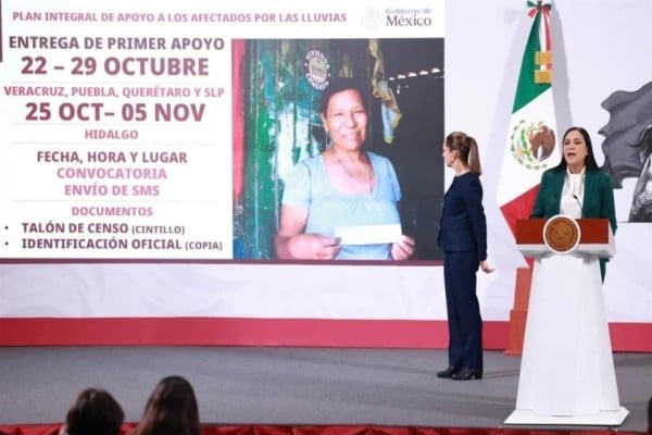 Anuncia CSP reparto inicial de 10 mmdp a damnificados