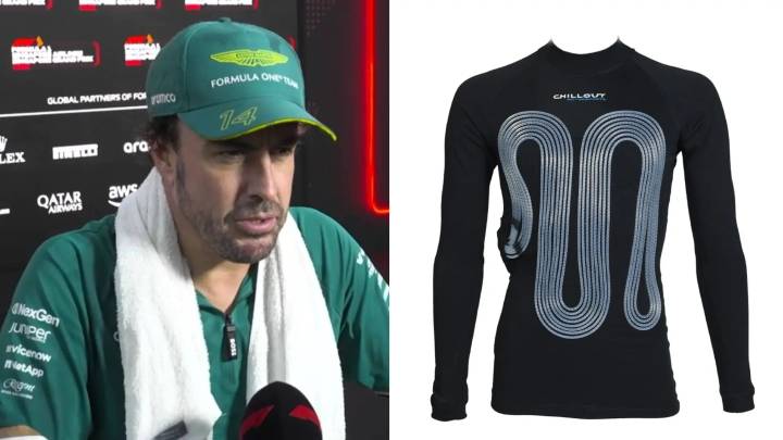El extravagante sistema de refrigeración de Fernando Alonso para el intenso calor en Singapur: 50 metros de tubos y bombeo