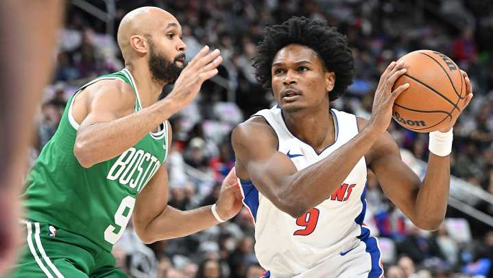 Duren, Thompson, Cunningham power Pistons past Celtics in home opener