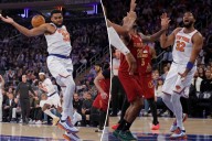 Knicks' Karl-Anthony Towns plays through grade 2 quad strain