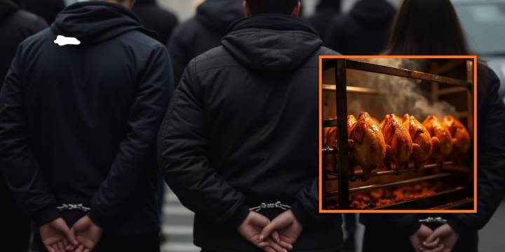 La historia de la banda extorsiva que cayó por pedir un pollo asado: estaban alojados un hostal que alquilaron en Caldas