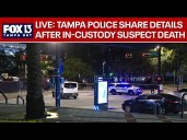 Tampa police sharing details after suspect hit by car while in