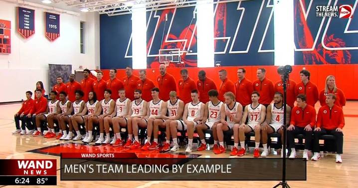 Illinois men's team leading by example with returners leading the way