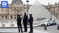 Thieves armed with chainsaws steal jewellery from the Louvre Museum in Paris
