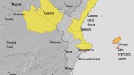 La Comunidad Valenciana sigue en alerta amarilla por la DANA Alice