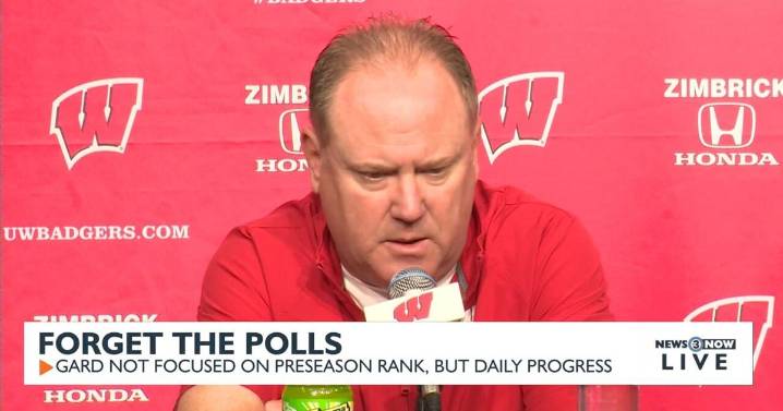Greg Gard doesn't put stock in preseason AP Poll