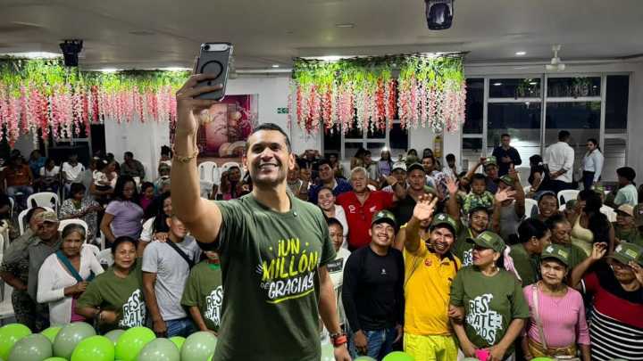 Daniel Palacios, exministro del Interior, aseguró que llegó al millón de firmas para su candidatura a las elecciones presidenciales de 2026