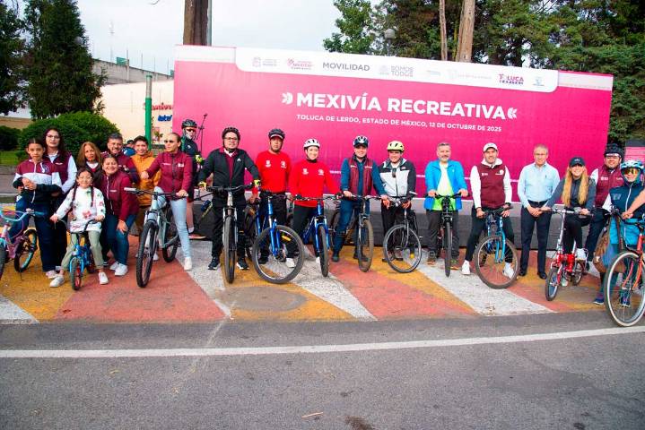 Más de 18 mil personas disfrutaron de la “Mexivía Recreativa” impulsada por la Gobernadora Delfina Gómez