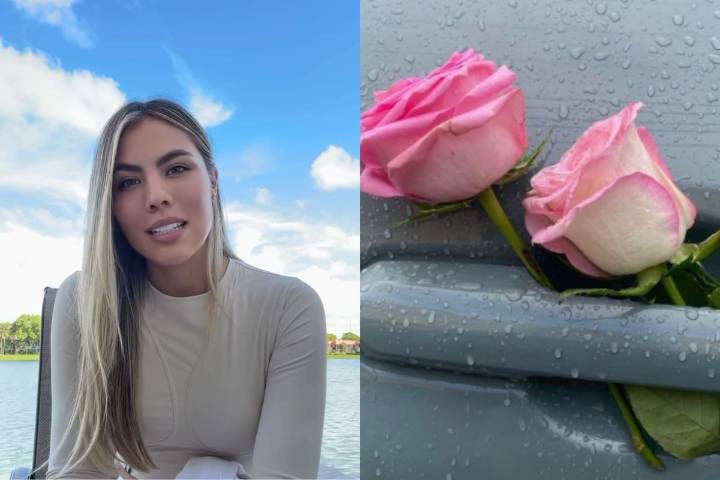 "Me pudieron estabilizar". Una infuencer colombiana en Florida relató la terrorífica situación que vivió tras hallar una flor en su auto