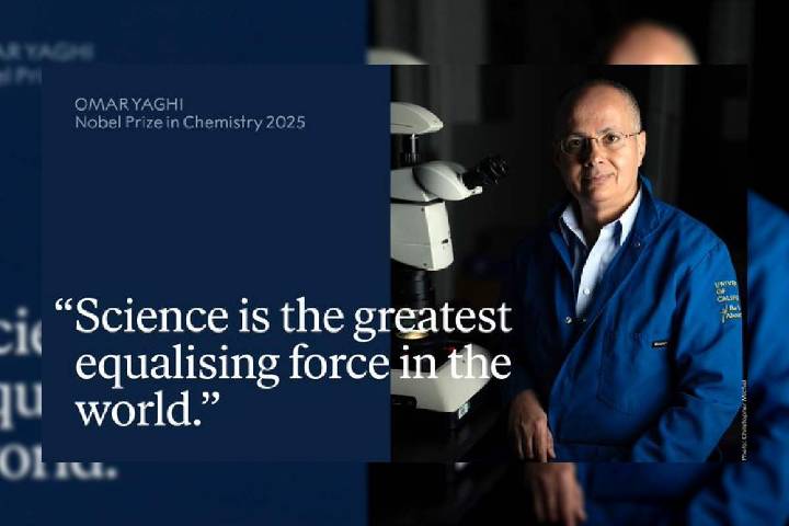 Omar Yaghi, de migrante a ganador del Premio Nobel