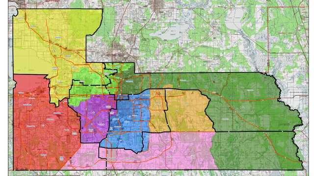 Orange County commissioners voted on redistricting maps