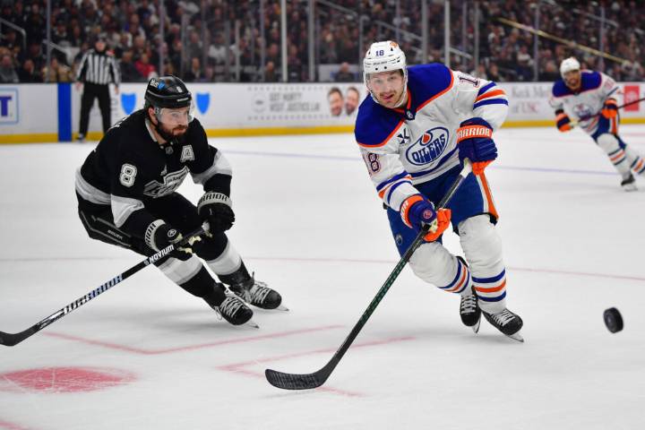 Pacific Notes: Oilers, Sherwood, Kings, Golden Knights