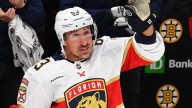 Marchand receives emotional welcome back to Boston 
