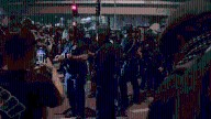 LAPD orders protesters to disperse, several detained