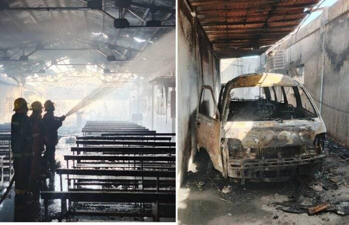 Iglesia evangélica se incendia en Falcón