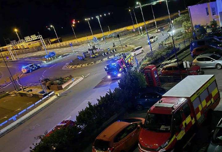 Woman, 18, airlifted to London hospital with serious injuries after huge emergency response at Port of Dover