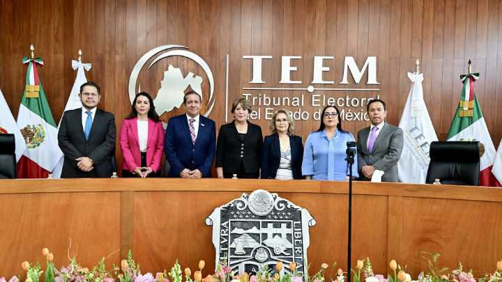 Destaca Delfina Gómez labor del TEEM en favor de la democracia en el Edomex
