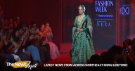 Lakme Fashion Week 2025: Tabu exudes modern tradition in sparkling Anarkali as she walks ramp for ITRH’s ‘Noor’