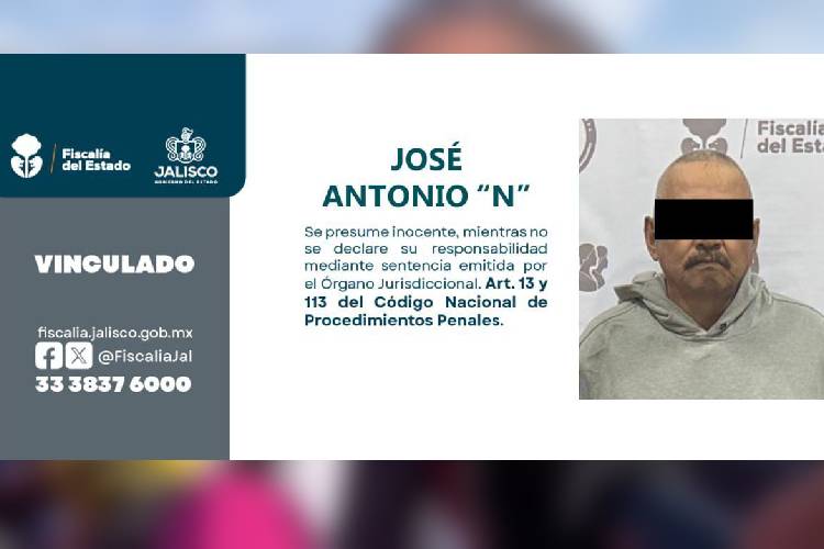 Vinculan a proceso a feminicida de Tlajomulco