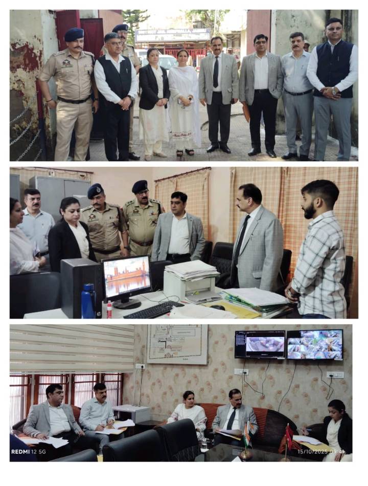 Chairman DLSA Jammu chairs 4th UTRC – 2025 meeting at District Jail Amphalla
