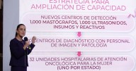 Sheinbaum anuncia modelo integral de atención al cáncer de mama con mil mastógrafos y ultrasonidos