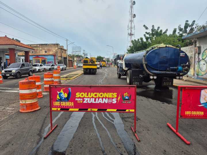 Revitalización en Maracaibo: La Gobernación del Zulia impulsa obras viales y patrimoniales en el emblemático casco central por la Bajada de La Chinita