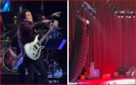 VIDEO Pantalla colapsó en concierto de ‘El Tri’ en México y desata pánico entre los fans