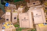 Abandonó un cargamento de 26 mil paquetes de cigarrillos de contrabando