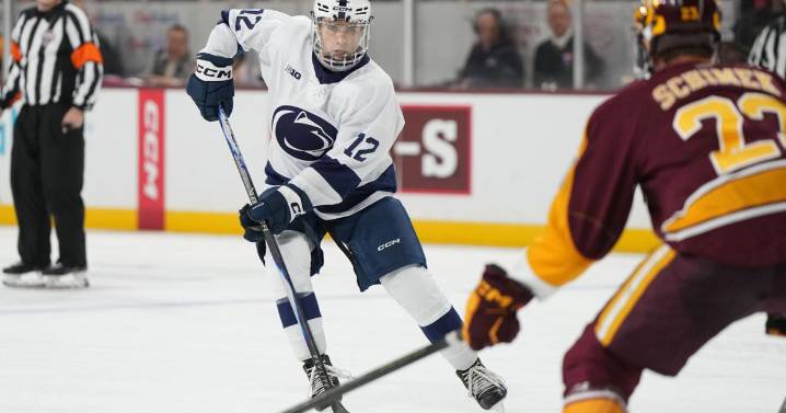 Gavin McKenna breaks late tie with first goal for Penn State in a 4