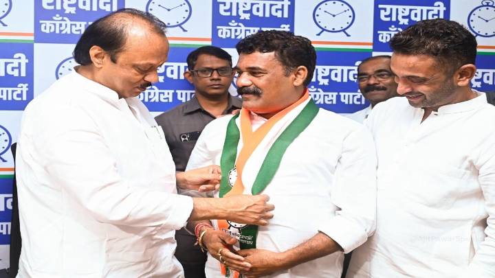 NCP (SP) Thane city chief joins rival faction led by deputy CM Ajit Pawar