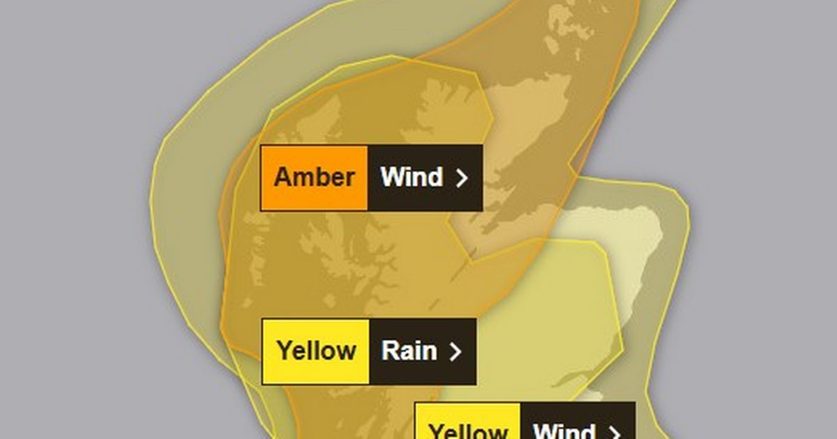 Storm Amy latest as Scotland issued new amber warning for 'damaging' 95mph gales