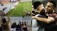 Hincha de Universitario no se asustó y celebró el gol de Álex Valera en el Estadio Nacional