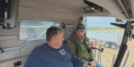 No steering wheel: Farmers test combine technology during Fendt harvest tour