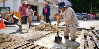 Atiende Soapa fuga de agua en la agencia Santa Rosa Panzacola