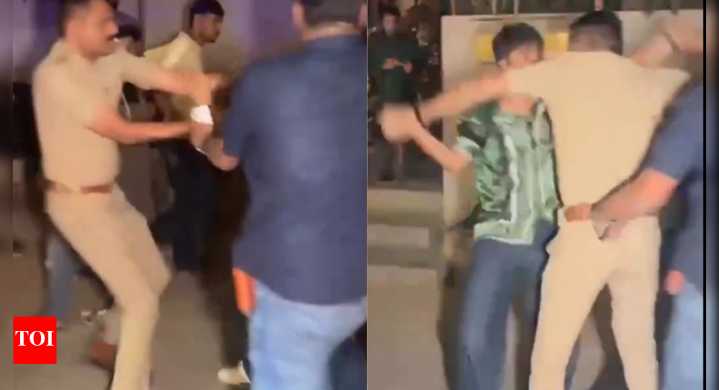 Viral video: Surat teen booked for assaulting police during liquor raid; businessman father arrested