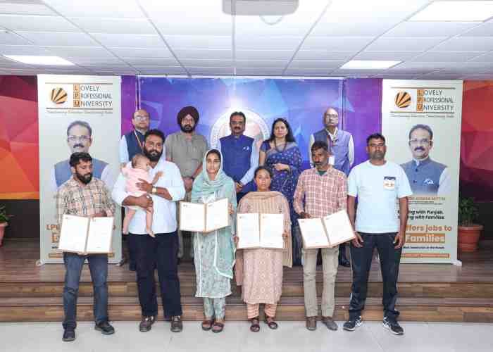 Rajya Sabha MP Ashok Mittal Fulfills Commitment of Providing Jobs to Family Member of Punjab Flood Victims