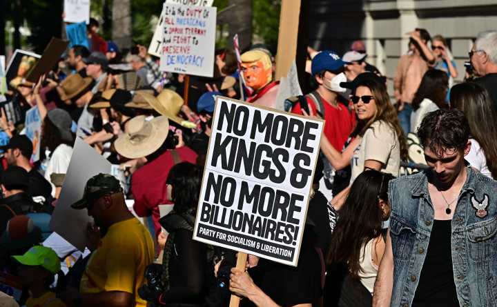 No Kings Protests Against Trump Bring Street Party Vibe to Cities
