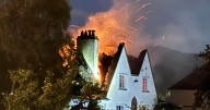 Shocking blaze rips through Scots country house overnight