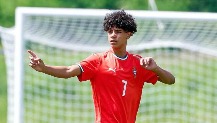 Cristiano Ronaldo Júnior debuta con Portugal Sub 16 en la victoria sobre Turquía