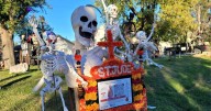 Skeletons for St. Jude takes over two Wichita yards this Halloween